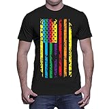 Mens Big Rainbow American Flag - Gay Pride T-shirt