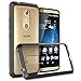 ZTE Axon 7 Case, CoverON [ClearGuard Series] Hard Clear Back Cover with Flexible TPU Bumpers Slim Fit Phone Cover Case for ZTE Axon 7 - Black