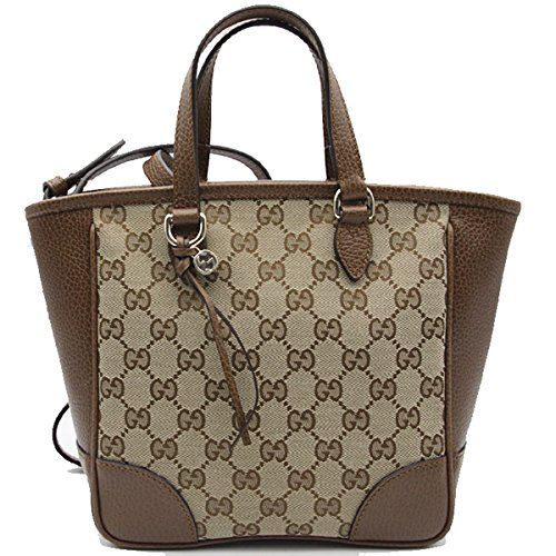 Gucci bree small gg canvas tote bag nocciola brown new …