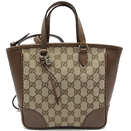 Gucci Bree Small GG Canvas Tote Bag Nocciola Brown New Bag