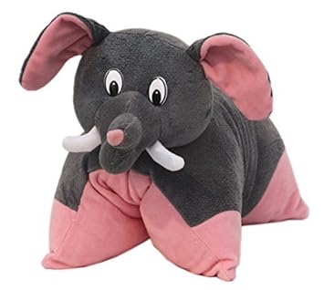 Buy Plush Pillows For Kids Fun Pillow Elephant Pink And Grey
