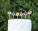 42 Pieces Shark Cake Topper for Baby Shark Birthday Party Supplies Cupcake Decorations(12 Colors)