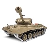 Heng Long Pro Edition Remote Control 2.4Ghz 1/16 Scale US Army M26 Pershing RC Heavy Tank with Metal Gear Tracks, Airsoft RC Tank