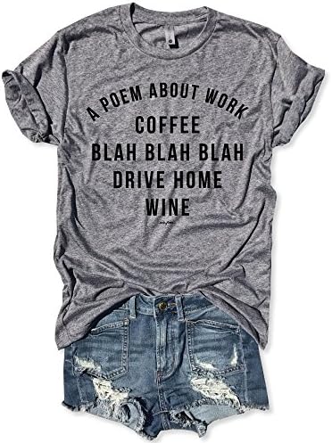 Poem About Work Unisex Triblend Tee (UNISEX MEDIUM)