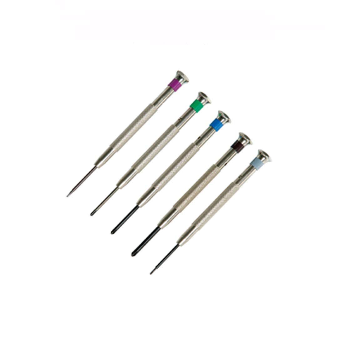 Boley Cross Slot Set of 5 Watchmaker Screwdrivers
