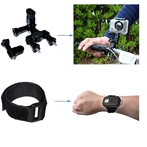 image for CDE Complete Kit for GoPro HERO6 / GoPro Hero5 Black: 2 Batteries +Cha
