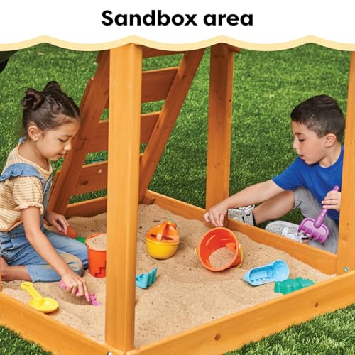 KidKraft Appleton Wooden Swing Set, (Amazon Exclusive)