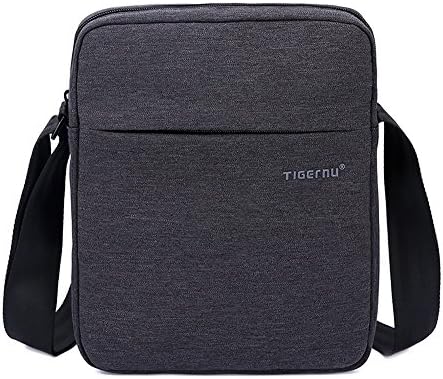 New Arrival Men's Messenger Bag Waterproof Shoulder Bag For Women Business Travel Crossbody Bag (Black)