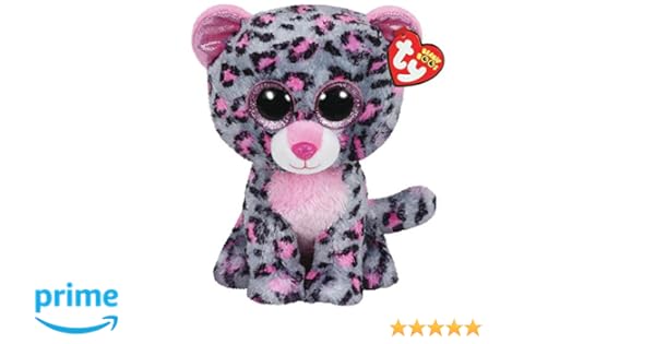 Ty - Tasha, Peluche Leopardo, 15 cm, Color Gris (36151TY): Amazon.es: Juguetes y juegos