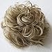 CAISHA Big Hairpiece Scrunchy Updo Bridal Hairstyle curly Messy Bun Brown Blond Mix G32E