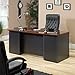 Sauder Via Executive Desk in Classic Cherry