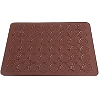 48 Cavities Silicone Mold Sheet Mat Macaroon Cookies Pastry DIY Bakeware Decorating Tools, Silicone Baking Mat Reusable…