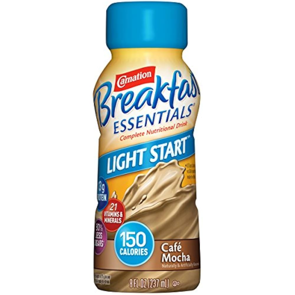 Carnation Breakfast Instant Drinks Essentials Light Start Readyto
