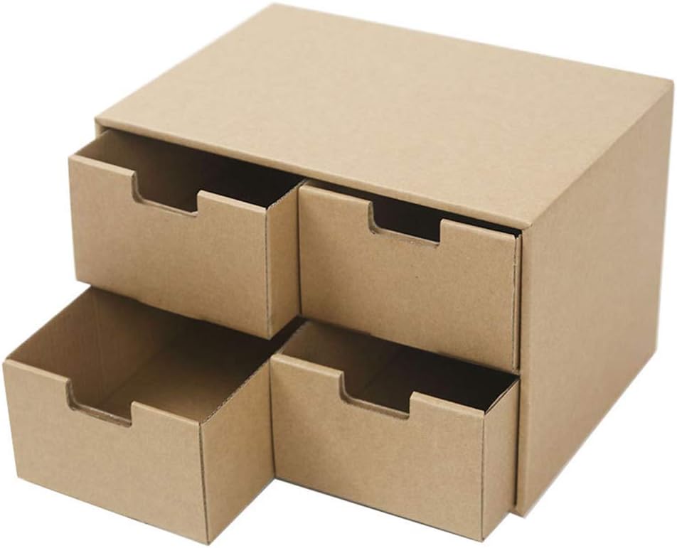 L&WB Caja de Almacenamiento Bandeja de Papel, Tablero Tarjeta del