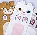 Amandir 5 Pairs Womens Cute Animal Socks, Funny Casual Cat Cotton Socks