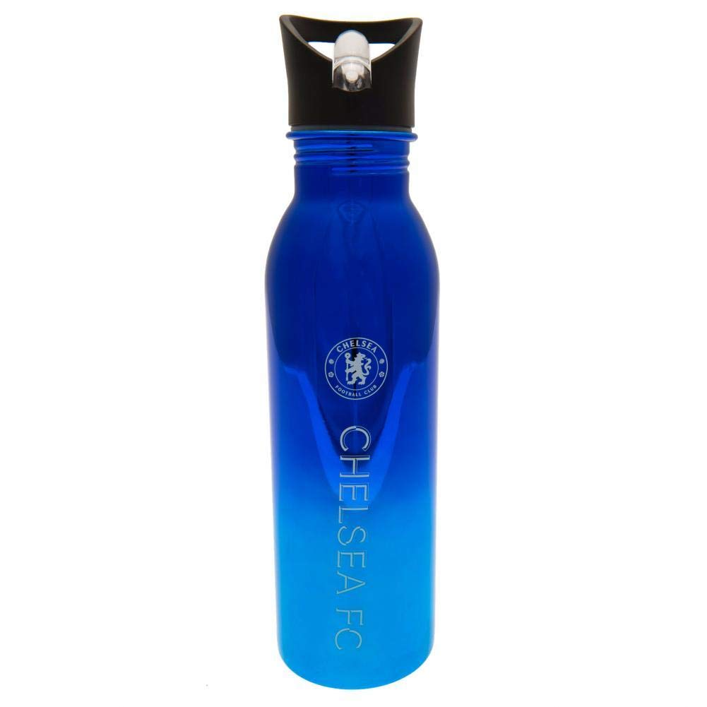 Chelsea F.C. 700ml Stainless Steel UV coated Sports Bottle, blue