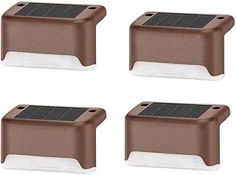 Luces solares para cubierta, luz LED solar IP65, impermeable, para