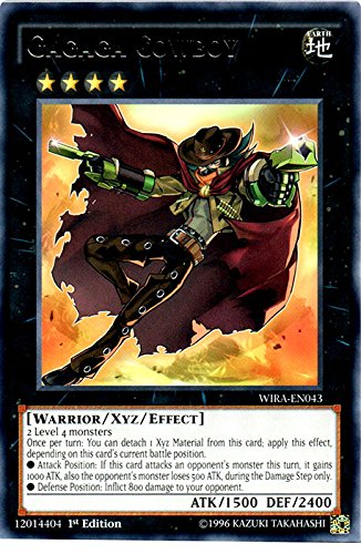 Yu-Gi-Oh! - Gagaga Cowboy - WIRA-EN043 - Rare - 1st Edition (WIRA-EN043) - Wing Raiders - 1st Edition - Rare