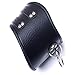 HAOWEI Adult Sexy Role-Playing Restraints O Ring Choker Dog Collar Leather Locking Neck Bondage Collar for BDSM (Pulling Rope,Padlock 2 Pieces)