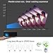 ProChosen M5 Mini Portable 800 Lumens Multimedia Home Theater Cinema LCD LED Video Projector with HDMI USB VGA AV for Gaming TV Movie Night
