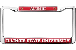 GRAPHICS & MORE Illinois State University Alumni Logo Full Size Standard License Plate Metal Frame
