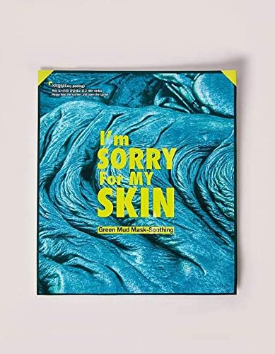 ULTRU I'm Sorry For My Skin Mud Mask - (1 Sheet) (Green Mud - Soothing)
