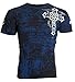 Archaic AFFLICTION Mens T-Shirt SPIKE WINGS Cross Tattoo Biker MMA UFC
