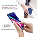 iPhone 7 Plus Case, Rebex & Ipaky All-Around Protective Cover [Non-Slip] Dual Layer Hard Case with Tempered Glass Screen Protector for iPhone 7 Plus (Blue)