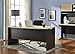 Ameriwood Home Pursuit Executive Desk, Natural/Gray