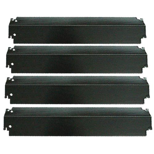 BBQ Replacement (4-pack) Gas Grill Porcelain Enamel Steel Heat Plate For Charbroil Grill Models, Charbroi MODEL #G501-0008-W1, Replaces part number 80003332 (Dims: 16" X 3 13/16")