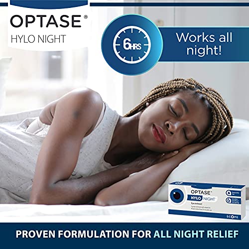 Optase HYLO Night Dry Eye Ointment Nighttime Eye Gel For Dry Eyes