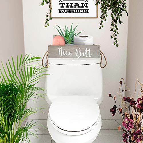 Nice Butt Bathroom Decor Box w/ Free Hand Towels Nice Butt Nice