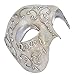 Men's Masquerade Mask Phantom Of The Opera Vintage Half Face Mask