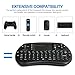 Leelbox 2.4Ghz Mini Wireless Keyboard with Mouse Touchpad Rechargeable Combos for PC Pad Android TV Box