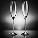 Matashi Champagne Flutes with Led Free Titanium Sparkling Crystal Filled Long Stem Toasting Glasses, 8oz, 10-inch Tall Glassware- Romantic Glass for Valentines Day, Parties & Celebration(Set of 2)