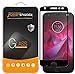 Supershieldz (2 Pack) for Motorola (Moto Z2 Force) Edition and Moto Z Force Edition (2nd Gen) Tempered Glass Screen Protector, (Full Screen Coverage) Anti Scratch, Bubble Free (Black) primary
