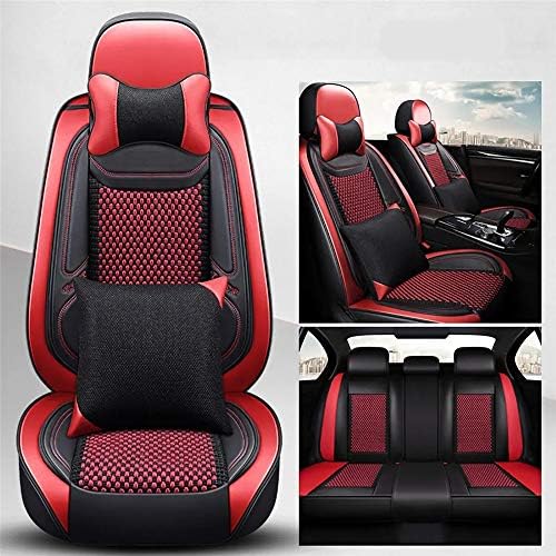 カーシート 65x55x25cmフォーシーズンズ一般カークッションシートカバー通気性の耐摩耗性帯電防止puレザー カーシートカバー Color タイムセール Size One Red Size