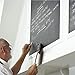 Chalkboard Blackboard Paper Wall Decal Adhesive Wallpaper Chalk Board for Home Office 35.4