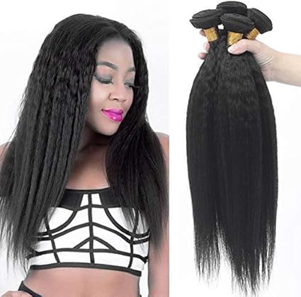 Amazon Com Yaki Human Hair Bundles Straight Braiding Hair