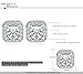 AnaZoz Jewelry 18K Gold Plated Square Stud Earring Rose Gold Plate/Platinum Plated SWA Elements Austrian Crystals Earrings