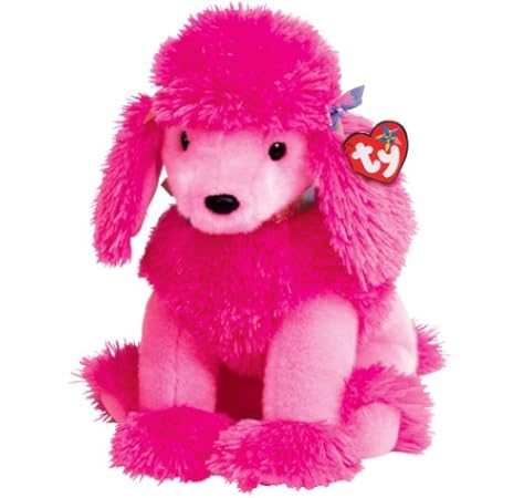 pink poodle beanie baby