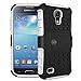 Galaxy S4 Case, Samsung Galaxy s4 Armor Cases [Heavy Duty] Tough Armorbox Dual Layer Hybrid Hard/Soft Protective Cover by Cable and Case [Samsung Compatible S4 Phone Cases] - (White)