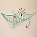 Bilipala Rustic Decorative Fishing Net Wall Decor Nautical Style Wall Hangings Ornaments, Aqua