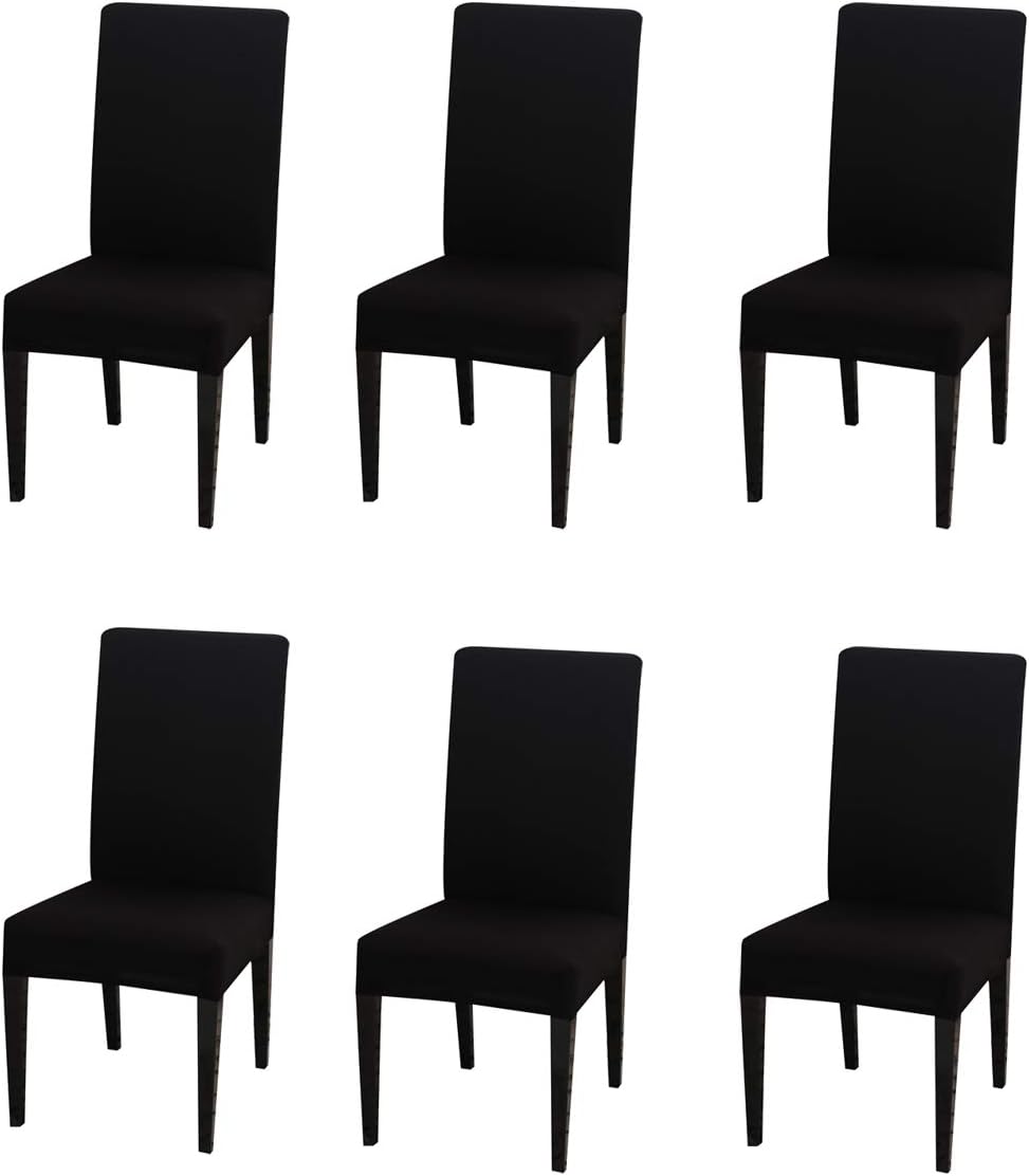 Best black dining chair covers set of 6