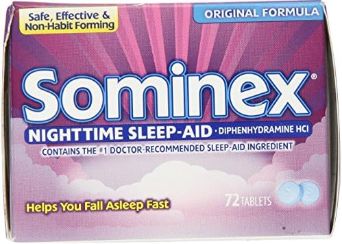 Sominex Original Formula Tablets, 72 ea (Pack of 10)