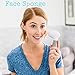 GLOWING CARE Facial Cleansing Brush - Waterproof Electric 4 in 1 Spin Brush Set For Face And Body - Deep Pore Cleaner For Acne And Exfoliates Dead Skin And Removes Blackheads - Perfect Makeup Cleanser
