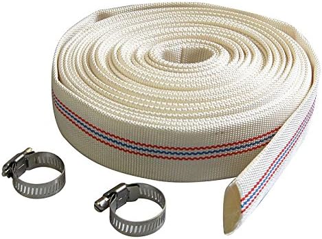 KATSU Layflat Discharge Hose Pipe 10m x 25mm 1-Inch Diameter with 2 Clips Odour Free for Submersible & Other Water Pumps - Image 3