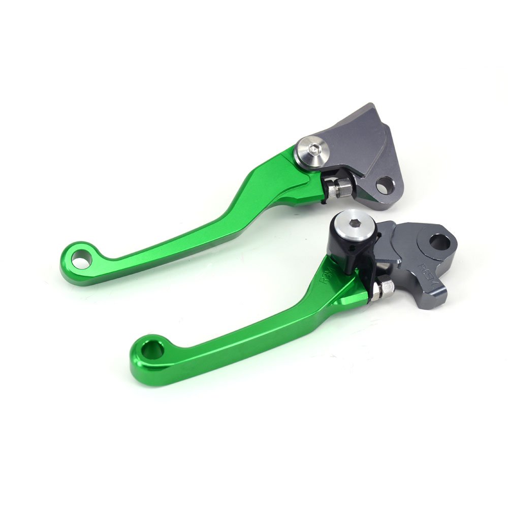 JFG RACING Billet Pivot Foldable Clutch Brake Lever For Kawasaki KX250F
