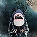 LETIN Deluxe Novelty Halloween Mask Costume Party Latex 3D Animal Shark Head Mask