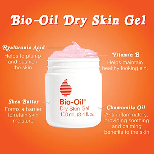 BioOil Dry Skin Gel, Face and Body Moisturizer, Fast Absorbing